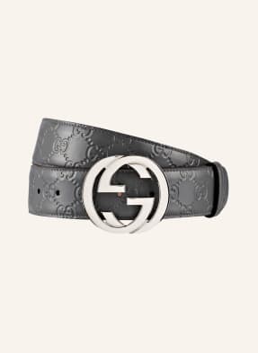 GUCCI Leather belt SIGNATURE