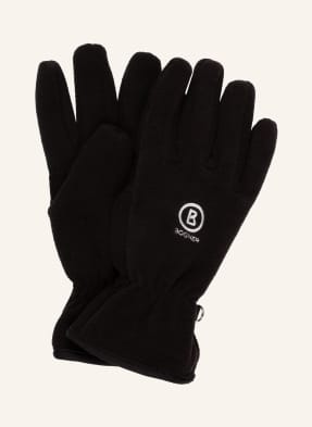 BOGNER Fleece-Handschuhe B-LEISURE mit Lederbesatz