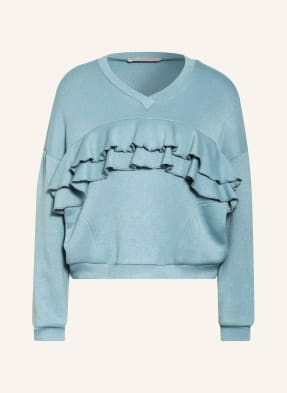 RINASCIMENTO Pullover mit Rüschenbesatz