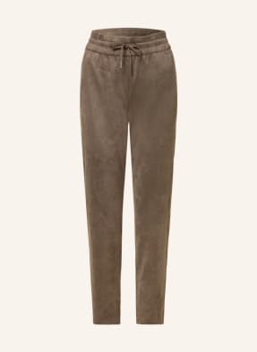 Juvia 7/8 trousers in leather look