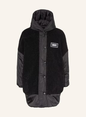 DKNY Steppjacke zum Wenden mit Teddyfell