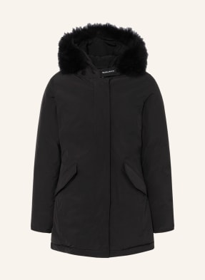 WOOLRICH Daunenparka ARCTIC mit Kunstpelz