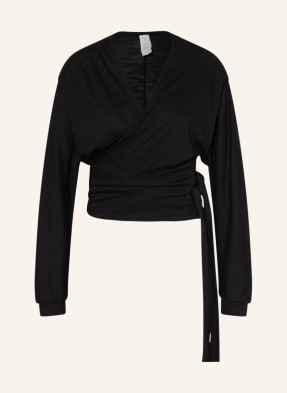 MANDALA Yoga-Shirt FRENCH YOGY WRAP in Wickeloptik
