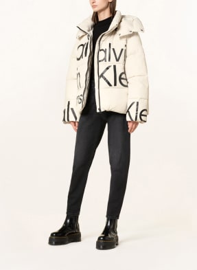 Calvin Klein Jeans Steppjacke mit abnehmbarer Kapuze