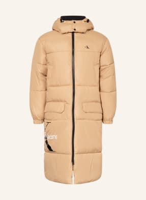 Calvin Klein Jeans Quilted coat with removable hood