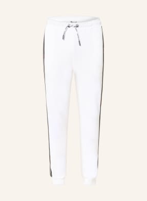 CARLO COLUCCI Sweatpants with tuxedo stripe