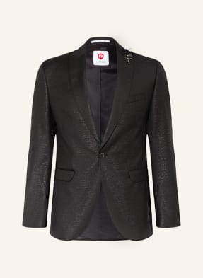 CG - CLUB of GENTS Smoking tailored jacket PARKER slim fit with glitter thread