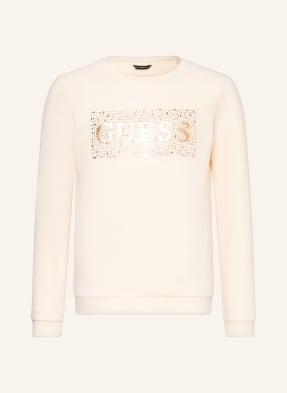 GUESS Sweatshirt mit Schmucksteinen