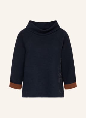 Betty Barclay Sweatshirt with 3/4 sleeves and decorative gems
