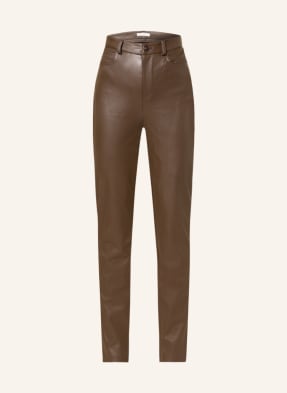 GUESS Pants CAROLINE in leather look