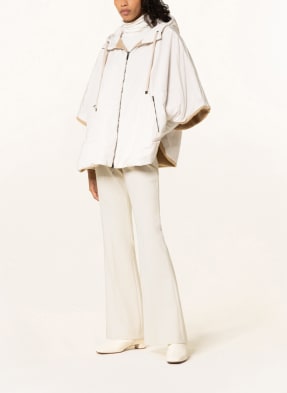 PESERICO Reversible cape in mixed materials