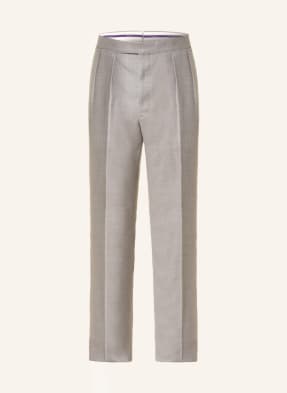 RALPH LAUREN PURPLE LABEL Flannel trousers GREGORY slim fit