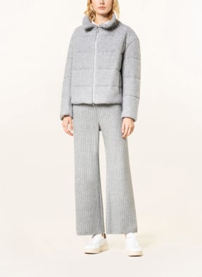 FABIANA FILIPPI Steppjacke mit Merinowolle und Pailletten