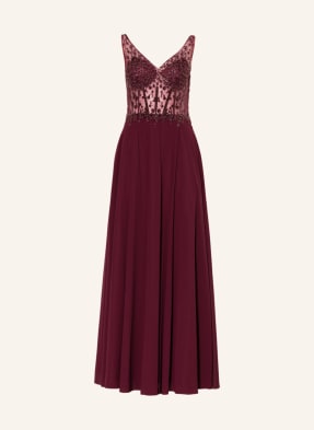 LAONA Evening dress with decorative gems and beading
