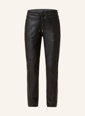 monari Pants in jogger style in leather look 