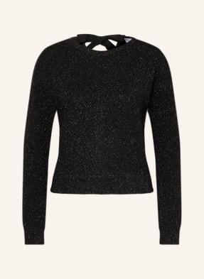 RED VALENTINO Sweater with glitter thread