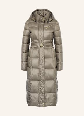 PATRIZIA PEPE Quilted coat with removable hood