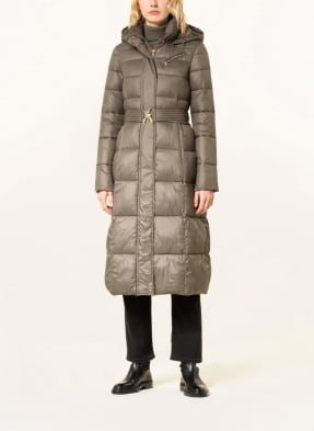 PATRIZIA PEPE Quilted coat with removable hood