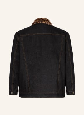 MARINA RINALDI SPORT Jeansjacke zum Wenden mit Kunstpelz
