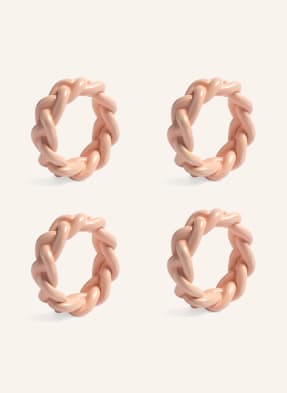 &k amsterdam Set of 4 napkin rings BRAID