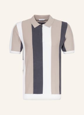 REISS Poloshirt HERALD Slim Fit im Materialmix