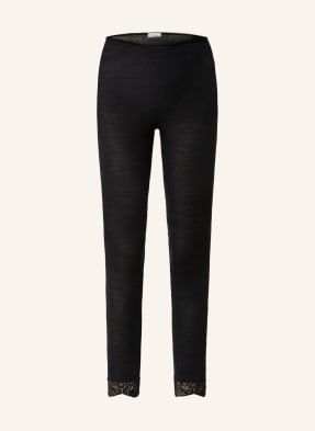 HANRO Lounge leggings WOOLEN LACE with silk 