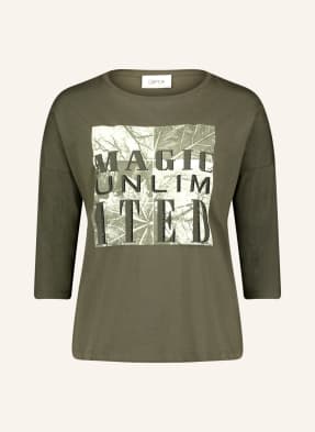 CARTOON Shirt mit 3/4-Arm und Schmucksteinen