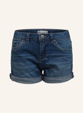 Blue Effect 1201-3242 9578 Mädchen Jeans Shorts im Used-Look mit Taschen Uni 