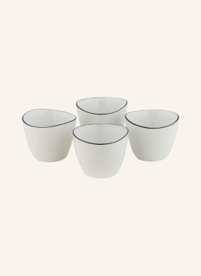 BROSTE COPENHAGEN Set of 4 egg cups SALT