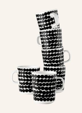 marimekko Set of 6 mugs OIVA/SIIRTOLAPUUTARHA