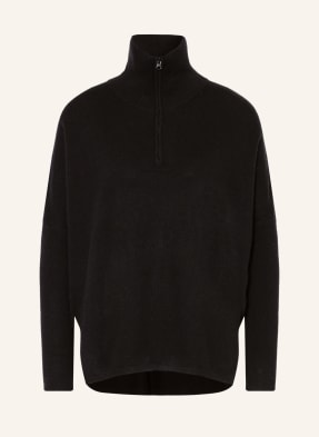 darling harbour Half-zip sweater with cashmere