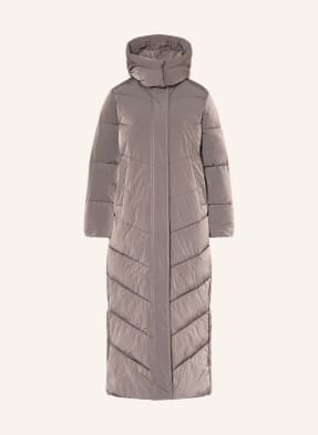 Calvin Klein Płaszcz pikowany z odpinanym kapturem