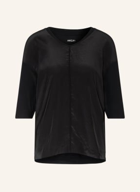 MARC CAIN Shirt blouse with 3/4 sleeve in mixed materials