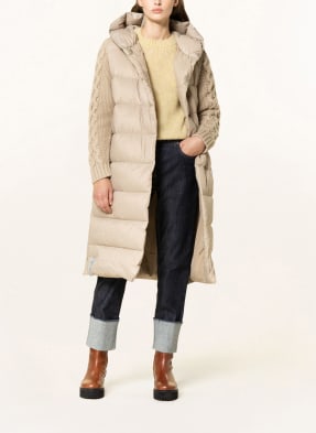 IQ STUDIO Down coat ADRIANNE in mixed materials