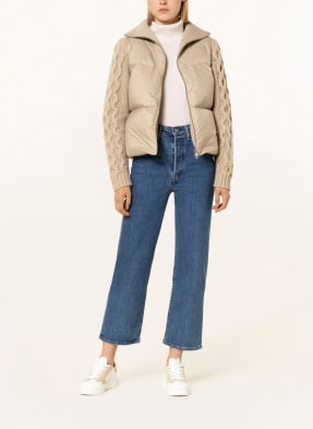 IQ STUDIO Down jacket AGGIE in mixed materials