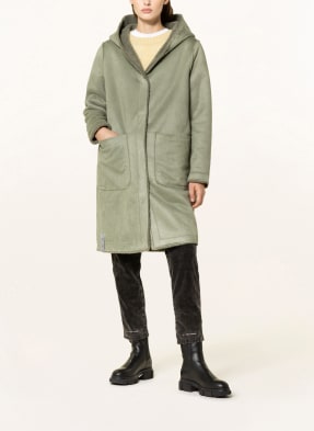 IQ STUDIO Reversible faux fur coat ARIANE