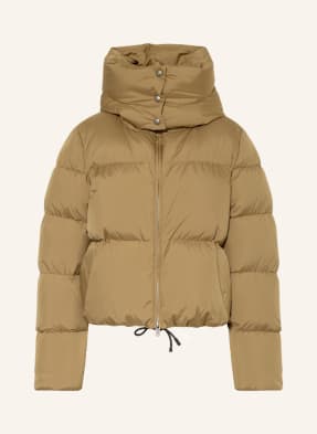 SPORTMAX Cropped down jacket MARICA with detachable hood