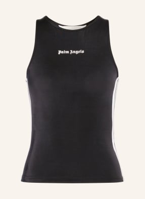 Palm Angels Tank top with tuxedo stripe