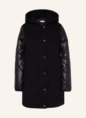 LIU JO Quilted jacket in mixed materials