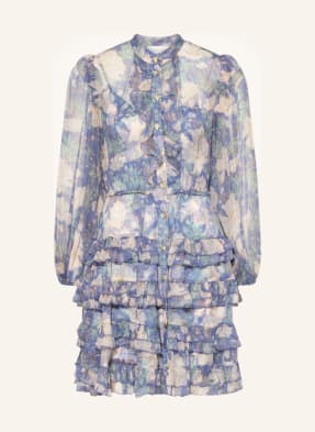 ZIMMERMANN Shirt dress COSMIC in silk with glitter thread
