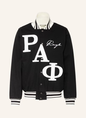 rough. Oversized bomber jacket VARSITY