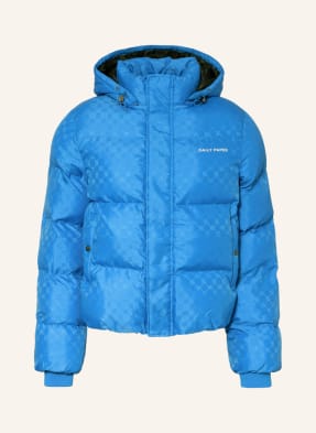 DAILY PAPER Quilted coat NAVAN with removable hood