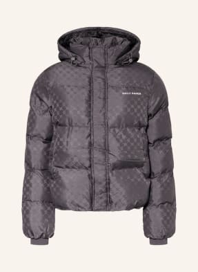 DAILY PAPER Quilted jacket NAVAN with removable hood
