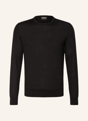 ZEGNA Cashmere sweater with silk 