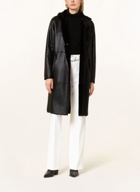 windsor. Reversible lambskin coat