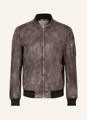 MILESTONE Leather bomber jacket MS-SAMOS 