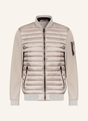 MILESTONE Quilted jacket SOAVE in mixed materials 