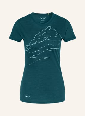 me°ru' T-Shirt RJUKAN mit Merinowolle