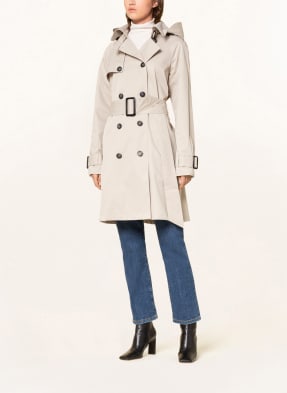 BEAUMONT Trench coat with detachable hood