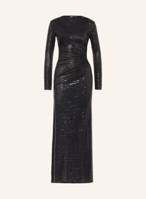 maje One-Shoulder-Kleid RILEXIS mit Pailletten und Cut-out